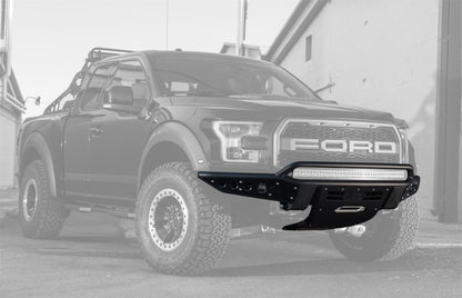 Addictive Desert Designs 17-18 Ford F-150 Raptor Stealth R Parachoques delantero con soporte de cabrestante