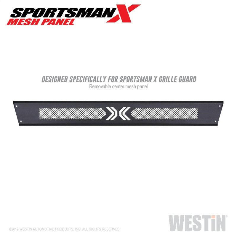 Westin 15-19 Ford F-150/14-20 Toyota Tundra Sportsman X Mesh Panel - Textured Black