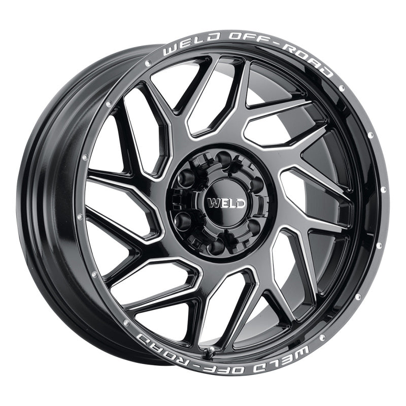 Weld Off-Road W117 20X10 Fulcrum 6X135 6X139.7 ET-18 BS4.75 Negro Brillo MIL 106.1