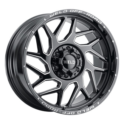 Weld Off-Road W117 20X10 Fulcrum 6X135 6X139.7 ET13 BS6.00 Negro Brillo MIL 106.1