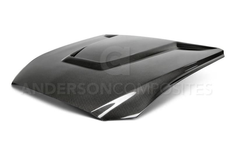Anderson Composites 15-17 Ford Mustang (Excl. GT350/GT350R) Double Sided Hood