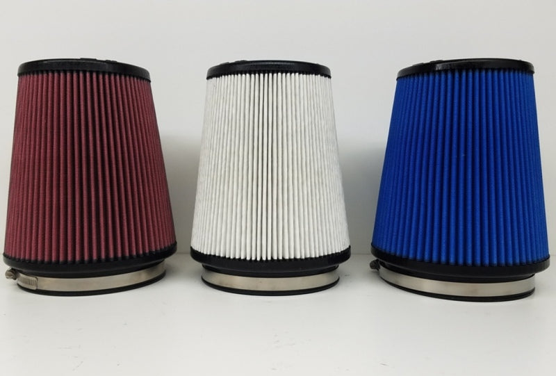 JLT 10-14 Ford Mustang GT500 Factory Replacement Oiled Air Filter 5.5x7in - Red
