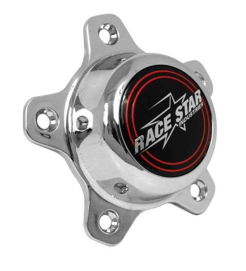 Race Star 5 Lug Cap Corto Plástico Cromado (incl. Medallón y tornillos)