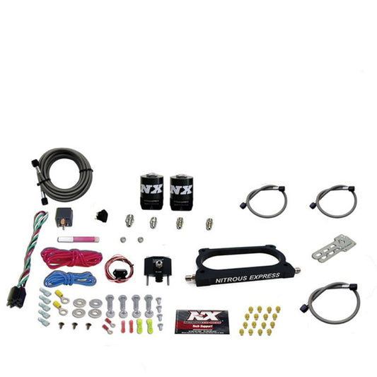 Nitrous Express 07-14 Ford Mustang GT500 Kit de placa nitrosa (50-250HP) sin botella