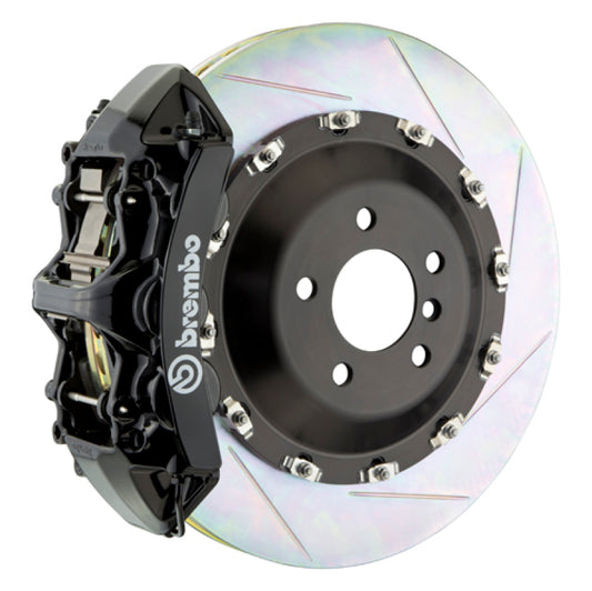 Brembo 15-23 Mustang GT (S550) Front GT BBK 6 Piston Cast 405x34 2pc Rotor Slotted Type-1-Black
