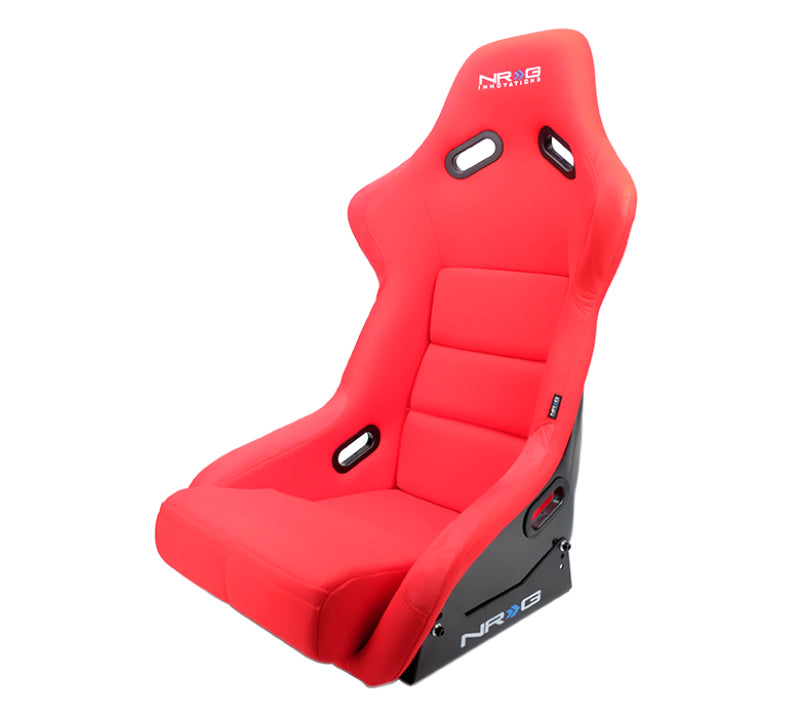 Asiento envolvente NRG FRP (tela roja) - Grande