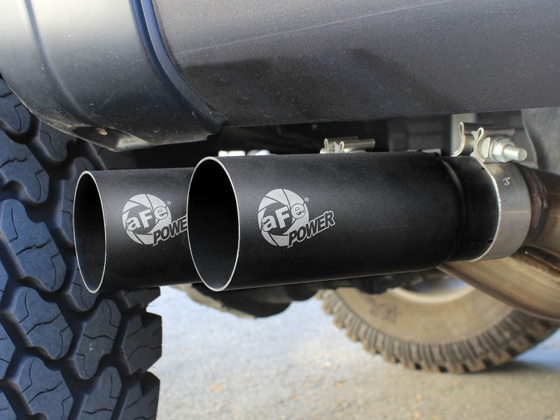 aFe Rebel Exhausts 3in SS Cat-Back 09-14 Ford F-150 4.6/5.0/5.4L w/ Black Tips