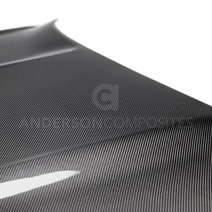 Anderson Composites 2015-2017 Ford Mustang Shelby GT350 Capó de fibra de carbono de doble cara