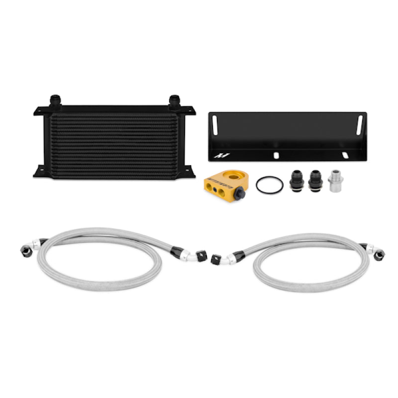 Mishimoto 79-93 Ford Mustang 5.0L Kit de enfriador de aceite - Plata