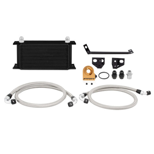 Kit de enfriador de aceite termostático Mishimoto 15 Ford Mustang EcoBoost - Negro