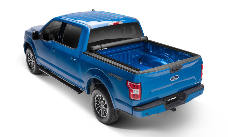 Lund 04-18 Ford F-150 (6.5ft. Bed) Genesis Elite Roll Up Tonneau Cover - Black