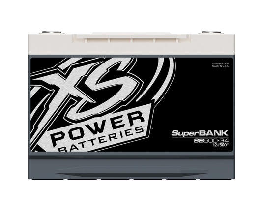 XS Power Batteries 12V Super Bank Capacitor Modules - M6 Terminal Bolts Included  10000 Max Amps