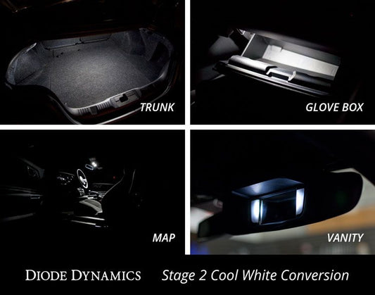 Kit de conversión de LED interiores 2015-2017 para Ford Mustang 