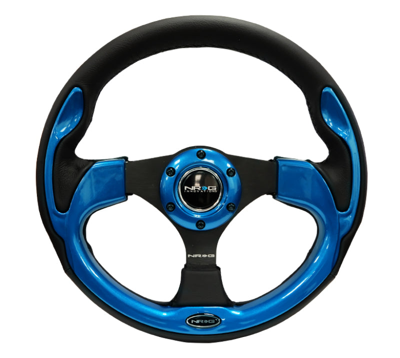 Volante reforzado NRG (320 mm) negro con borde azul