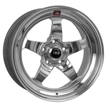 Soldar S71 17x8 / 5x4.5 BP / 5.8in. Rueda BS pulida (almohadilla mediana) - Sin bloqueo de cuentas