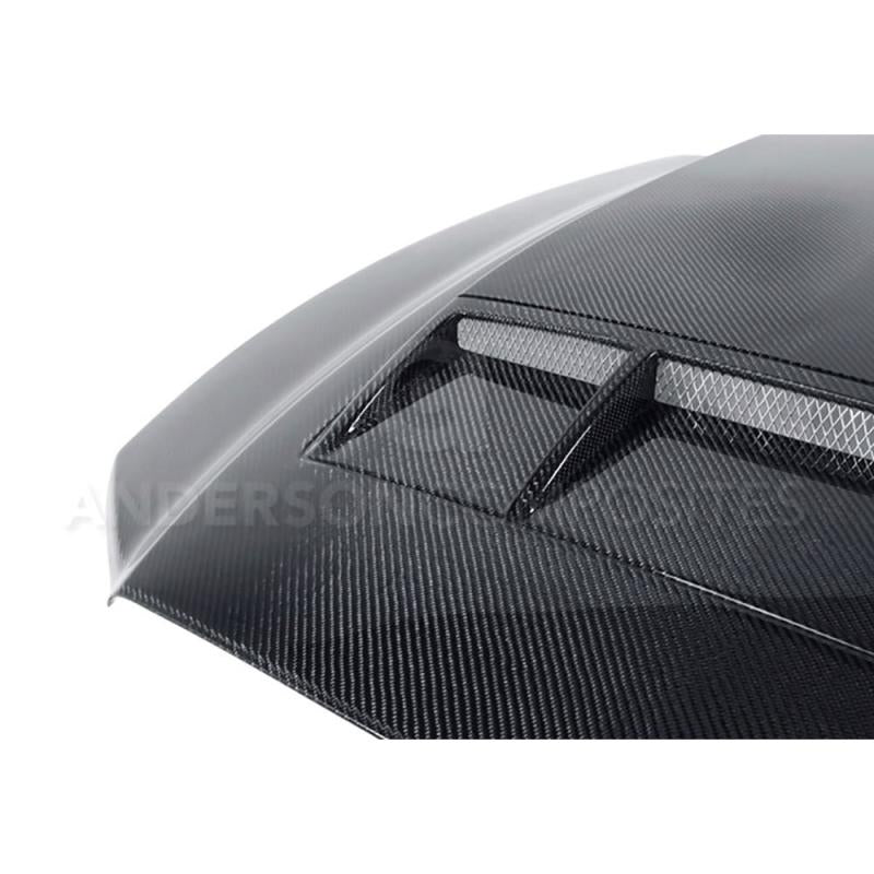 Anderson Composites 10-14 Ford Mustang/Shelby GT500 and 2013-2014 GT/V6 Ram Air Type-CR Hood