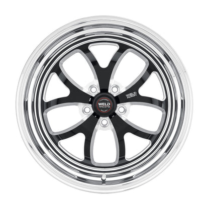 Soldar S76 17x10 / 5x4.5 BP / 7.8in. Rueda BS Black (almohadilla mediana) - Sin bloqueo de talón