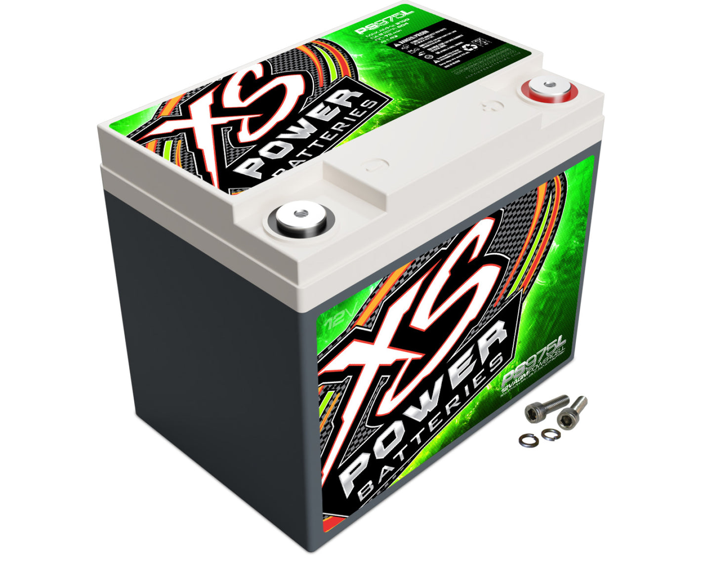 XS Power Batteries 12V AGM Powersports Series Batteries - M6 Terminal Bolts Included 2100 Max Amps