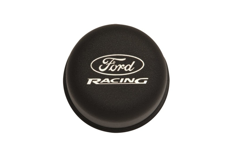 Gorra de respiradero negra Ford Racing con logotipo de Ford Racing