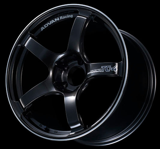 Advan TC4 17x8.0 +45 5-114.3 Rueda negra plomizo y de anillo