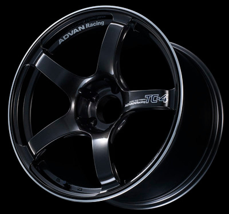 Advan TC4 16x7.0 +35 5-114.3 Rueda negra plomizo y de anillo