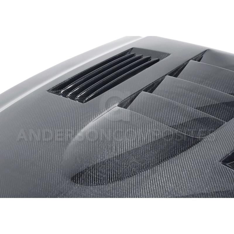 Anderson Composites 10-14 Ford Mustang/Shelby GT500 y capó tipo SS 2013-2014 GT/V6