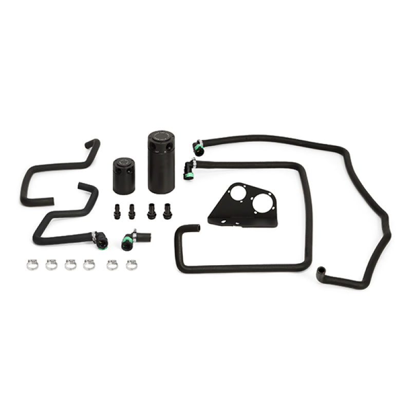 Mishimoto 15-16 Ford F-150 EcoBoost 3.5L Kit de lata de captura de aceite con deflectores - Negro