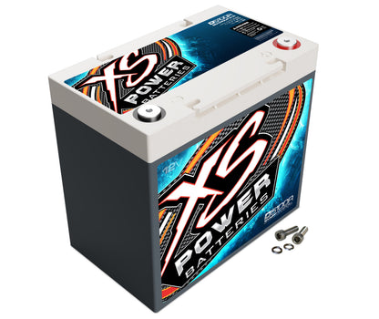 XS Power Batteries 12V AGM D Series Batteries - M6 Terminal Bolts Included 3100 Max Amps