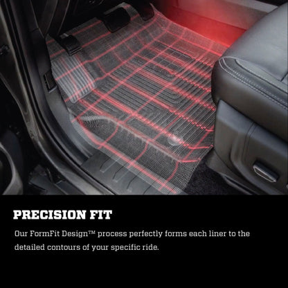 Husky Liners 15-22 Ford F-150 SuperCrew Weatherbeater Black Front & 2nd Seat Floor Liners