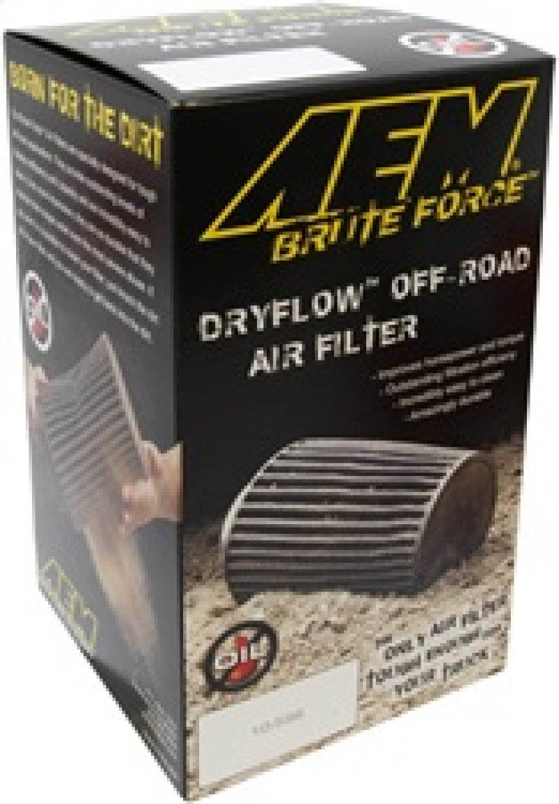 Filtro de aire cónico DryFlow AEM de 3,5 x 9 pulgadas