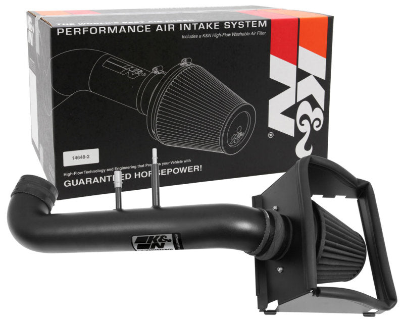 Kit de admisión de alto rendimiento K&amp;N para Ford F150 5.0L V8 Blackhawk 2015