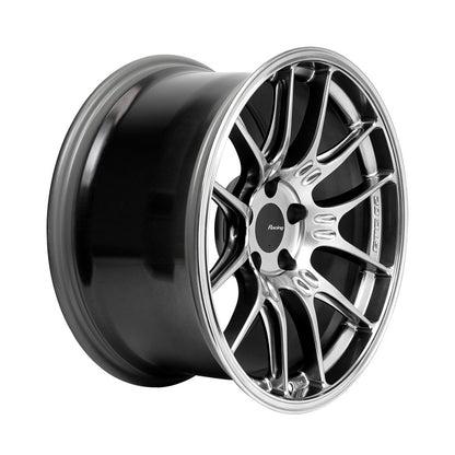 Enkei GTC02 18x9.5 5x114.3 15mm Offset 75mm Bore Hyper Silver Wheel