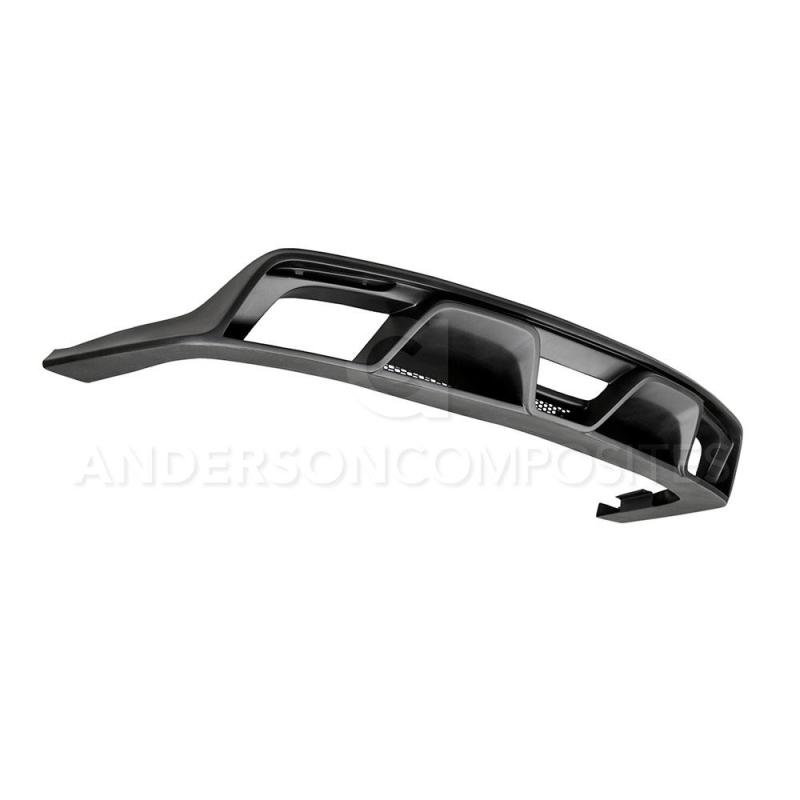 Anderson Composites 15-16 Ford Mustang R-Style Cenefa trasera (para escape de cuatro puntas)