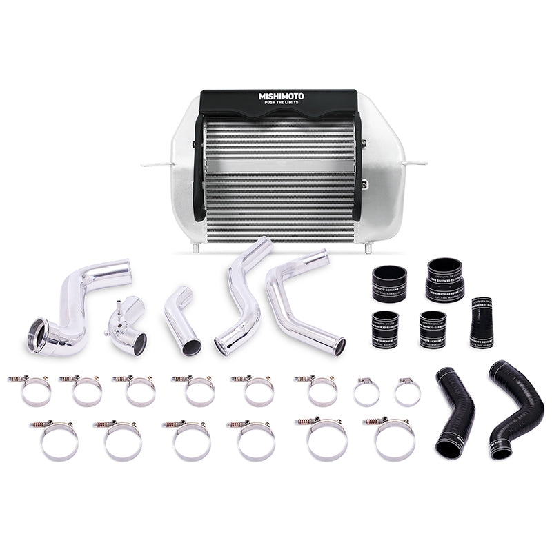 Mishimoto 2011-2014 Ford F-150 EcoBoost Intercooler plateado con tubos pulidos