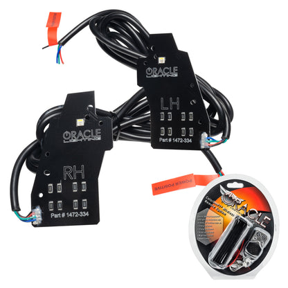 Oracle 20-22 Ford Explorer Dynamic RGB Headlight DRL Upgrade Kit - ColorSHIFT - w/ RF Controller