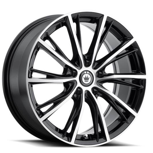 Konig Impression 17x7.5 5x114.3 ET40 Gloss Black w/ Machined Face