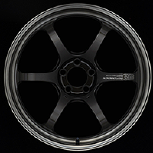 Rueda de grafito Advan R6 20x10 +45 mm 5-114.3 mecanizado y revestimiento negro