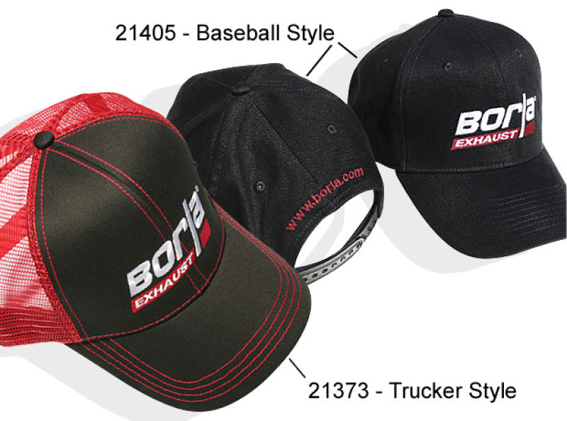 Gorra estilo béisbol Borla negra con logotipo de Borla - Se adapta a todos los tamaños