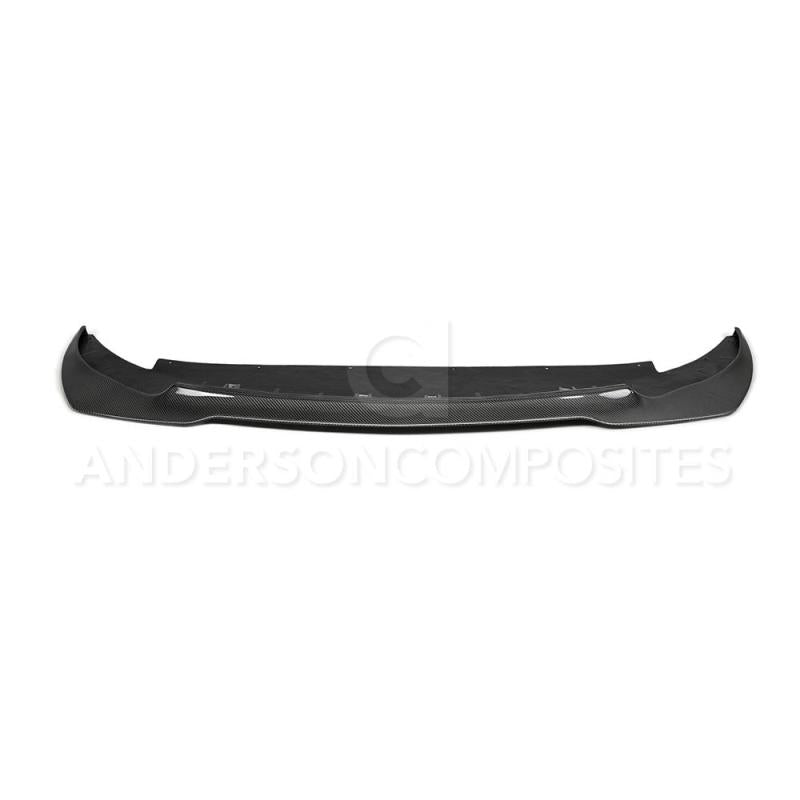 Anderson Composites 2015-2018 Ford Mustang Shelby GT350R Divisor frontal de fibra de carbono (1 PC)