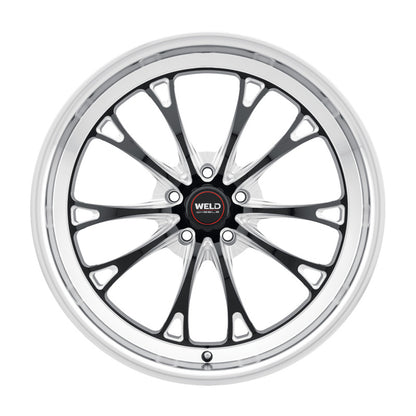 Weld Belmont 20x10.5 / 5x127 BP / ET13 BS6.25 Gloss Black MIL DIA 78.1