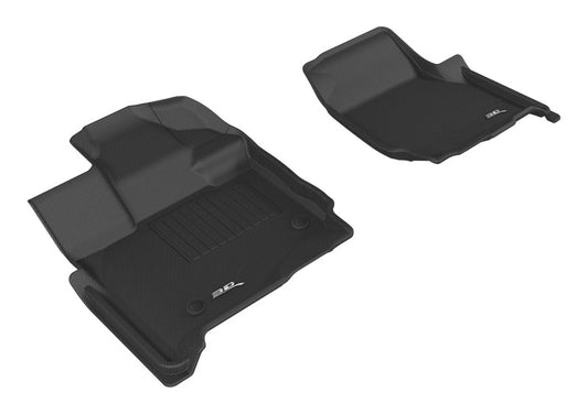 3D MAXpider 2015-2020 Ford F-150 Supercab Kagu 1st Row Floormat - Black