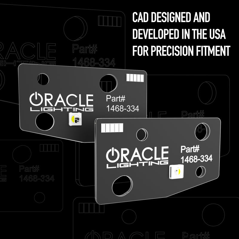 Oracle 2021 Ford Bronco DRL Upgrade w/ Halo Kit - ColorSHIFT w/ RF Controller