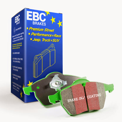 EBC 2015+ Ford Mustang (6th Gen) 2.3L Turbo (GT Package) Greenstuff Front Brake Pads
