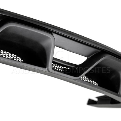 Anderson Composites 15-16 Ford Mustang R-Style Rear Valance (for Quad Tip Exhaust)