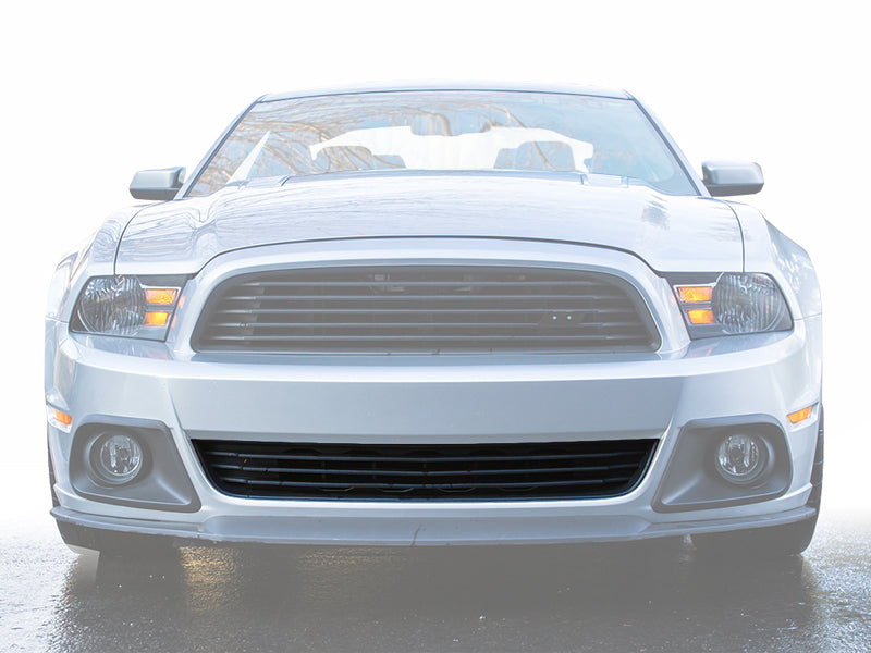 ROUSH 2013-2014 Ford Mustang 3.7L/5.0L Kit de rejilla inferior negra