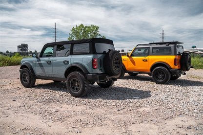 Corsa 21-22 Ford Bronco 2.3L 4-Door 2.75in Cat-Back Dual Rear Exhaust w/4in Straight-Cut Polish Tips