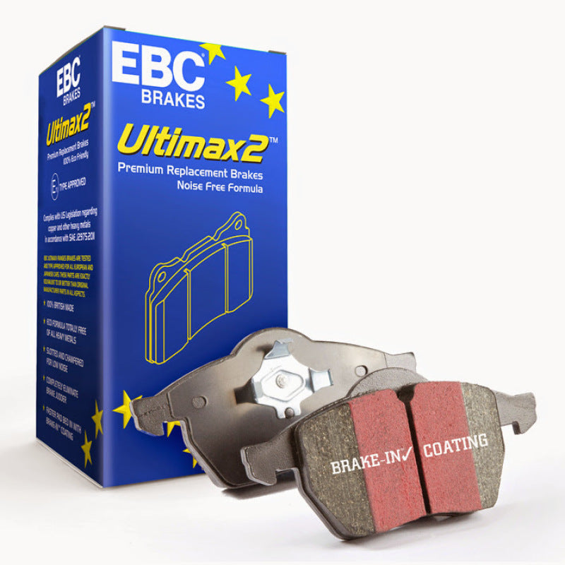 EBC 2015+ Ford Mustang (6th Gen) 2.3L Turbo (GT Package) Ultimax2 Front Brake Pads