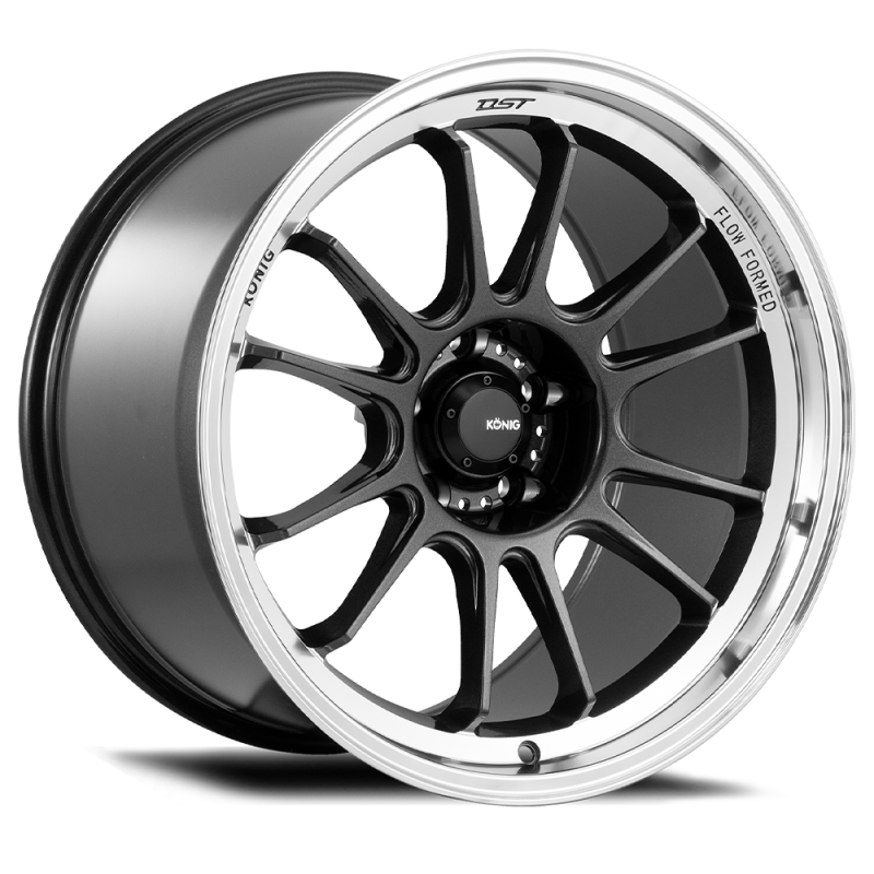 Konig Hypergram 16x7.5 5x114.3 ET38 Metallic Carbon w/ Machined Lip