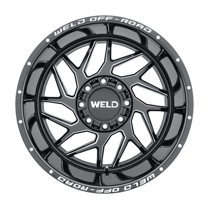 Weld Off-Road W117 20X9 Fulcrum 6X135 6X139.7 ET00 BS5.00 Negro brillante MIL 106.1