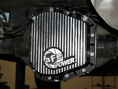 aFe Power Cubierta del diferencial trasero (mecanizada) 12 pernos 9.75 pulgadas 97-16 Ford F-150 con aceite para engranajes 4 QT